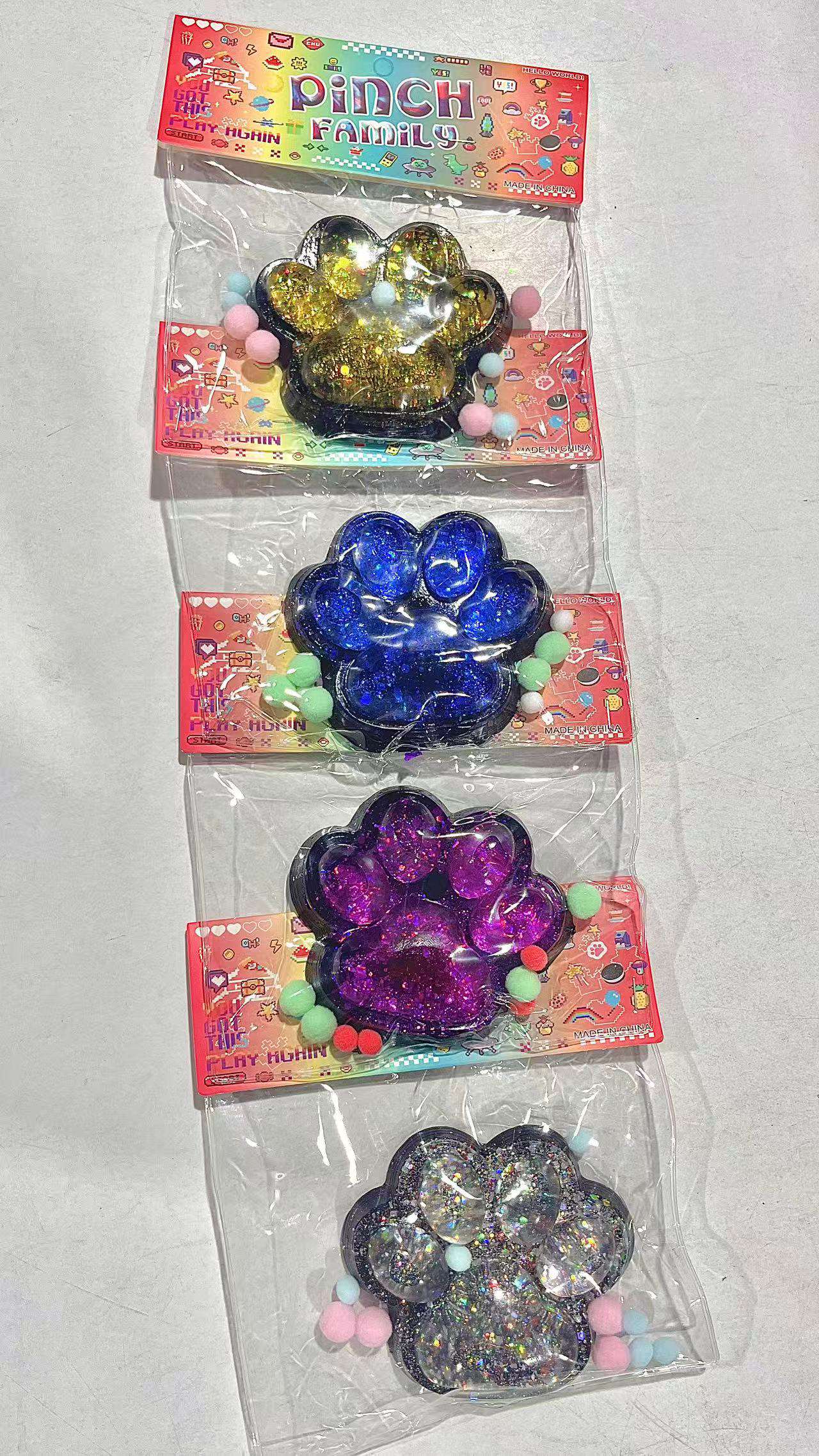 新奇特减压玩具捏捏乐猫爪儿童可爱解压球趣味软萌玩具