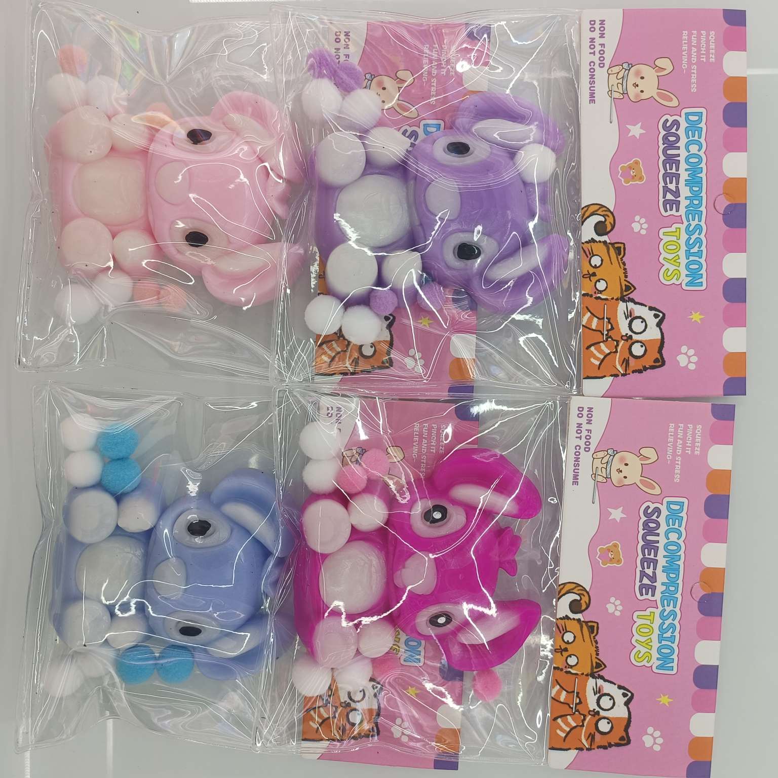 新奇特玩具减压捏捏乐儿童可爱解压球史迪奇创意解压玩具趣味捏捏乐包装详情图2