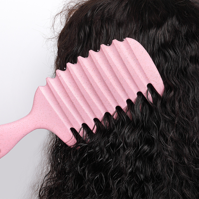 跨境新品爆款三叉气囊弹跳梳按摩顺发尼龙刘海发刷卷曲造型定义刷详情8