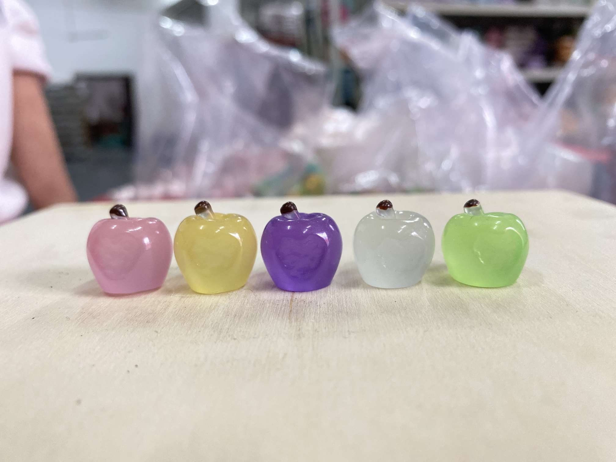 National Trend - Creative diy New Exquisite Jewelry Accessories for Luminous Fruit Mobile Phone Pendants pic 5