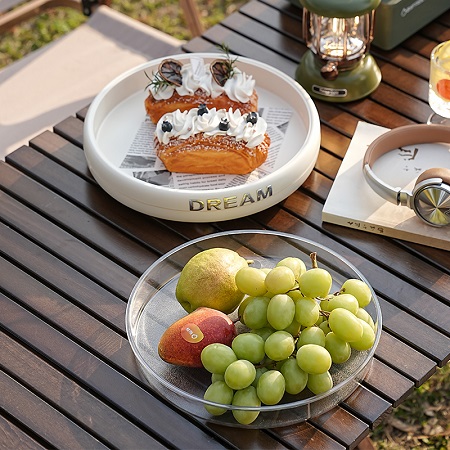 厂家直销MF645-5023收纳盒 饰品收纳盒 厨房用品收纳 化妆品收纳 收纳盘 旋转收纳盘详情2