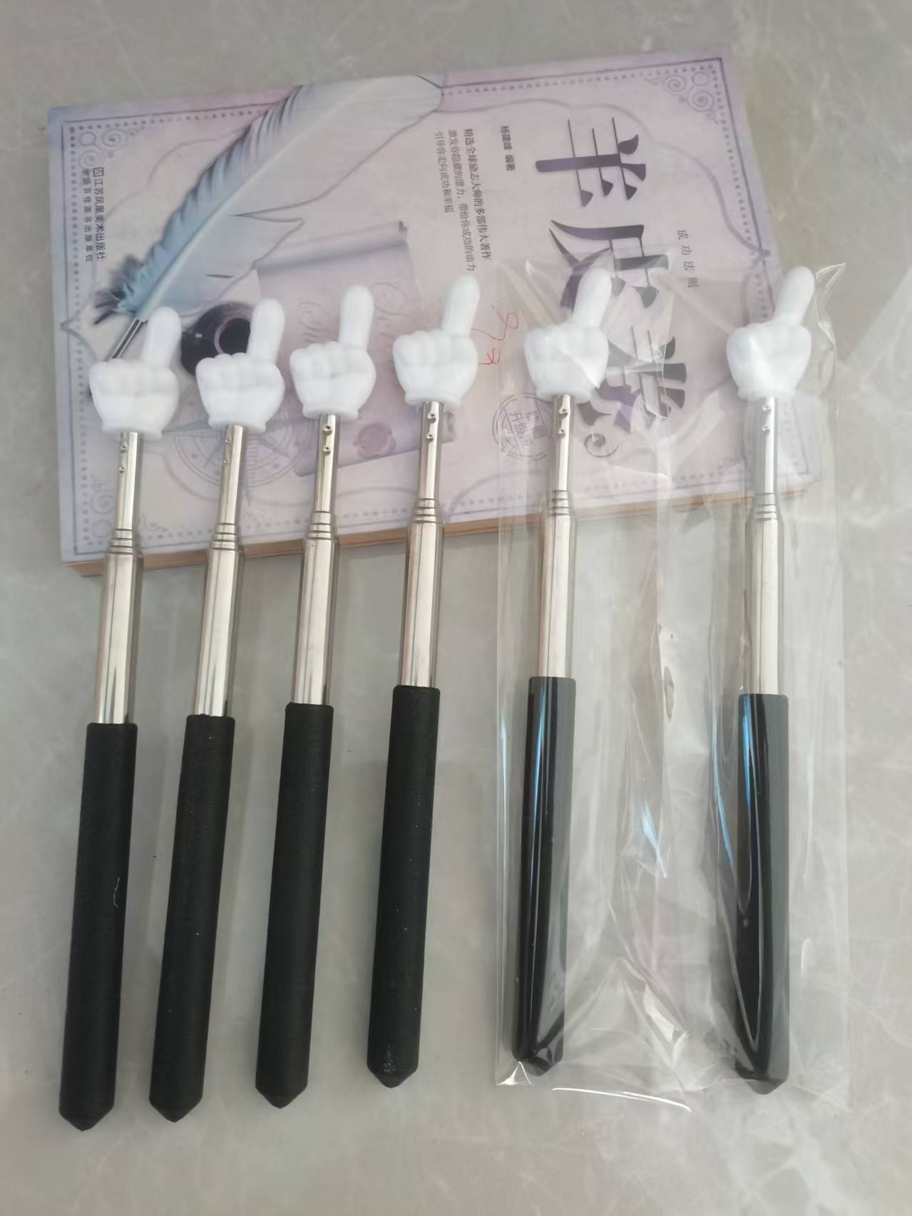 伸缩指读棒阅手指伸缩点读棒点读教具教鞭指挥棒教师用教学棒 详情图5