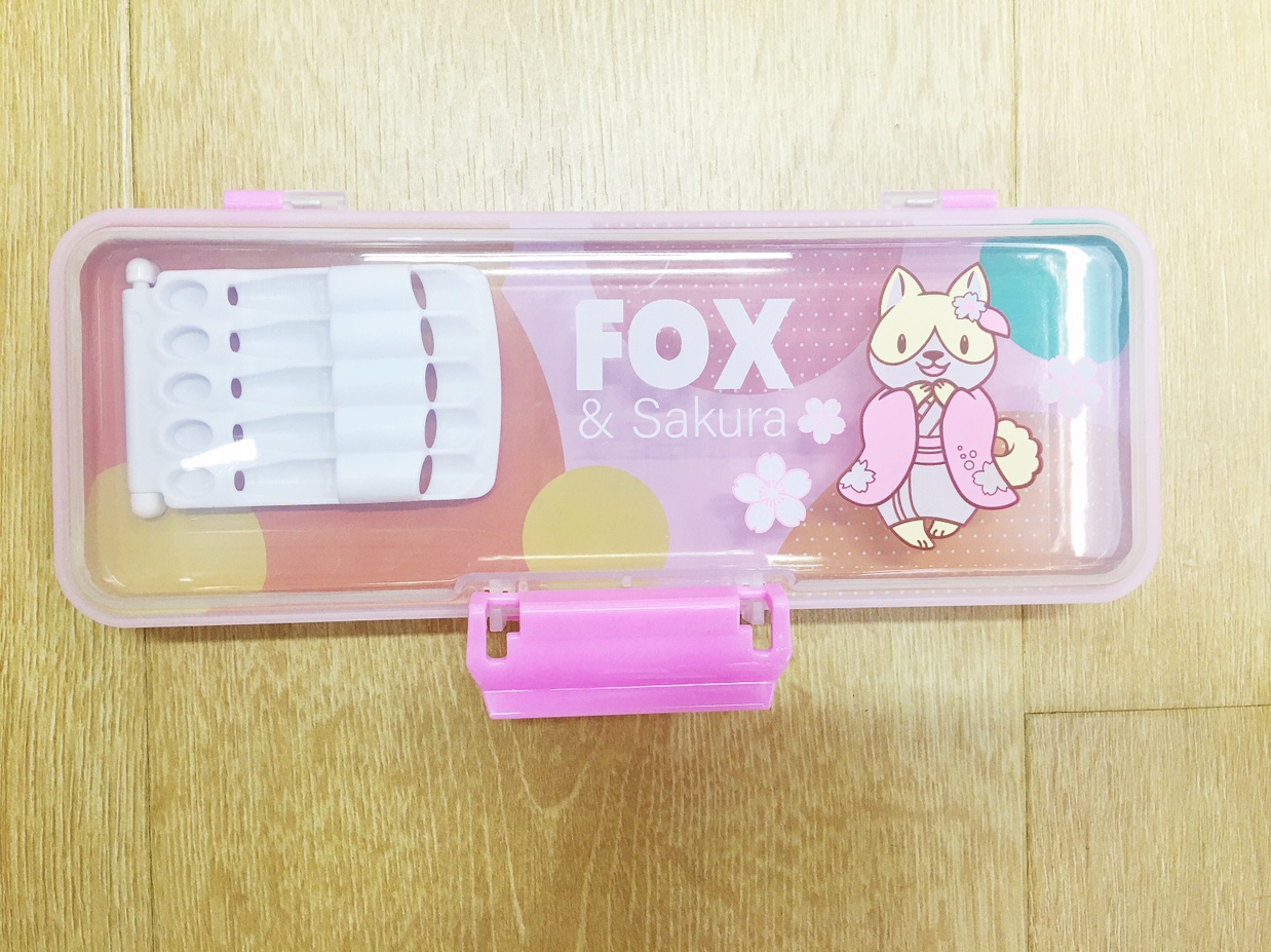 韩版HIPS+PP透明盖笔插塑料铅笔盒  儿童小学生文具