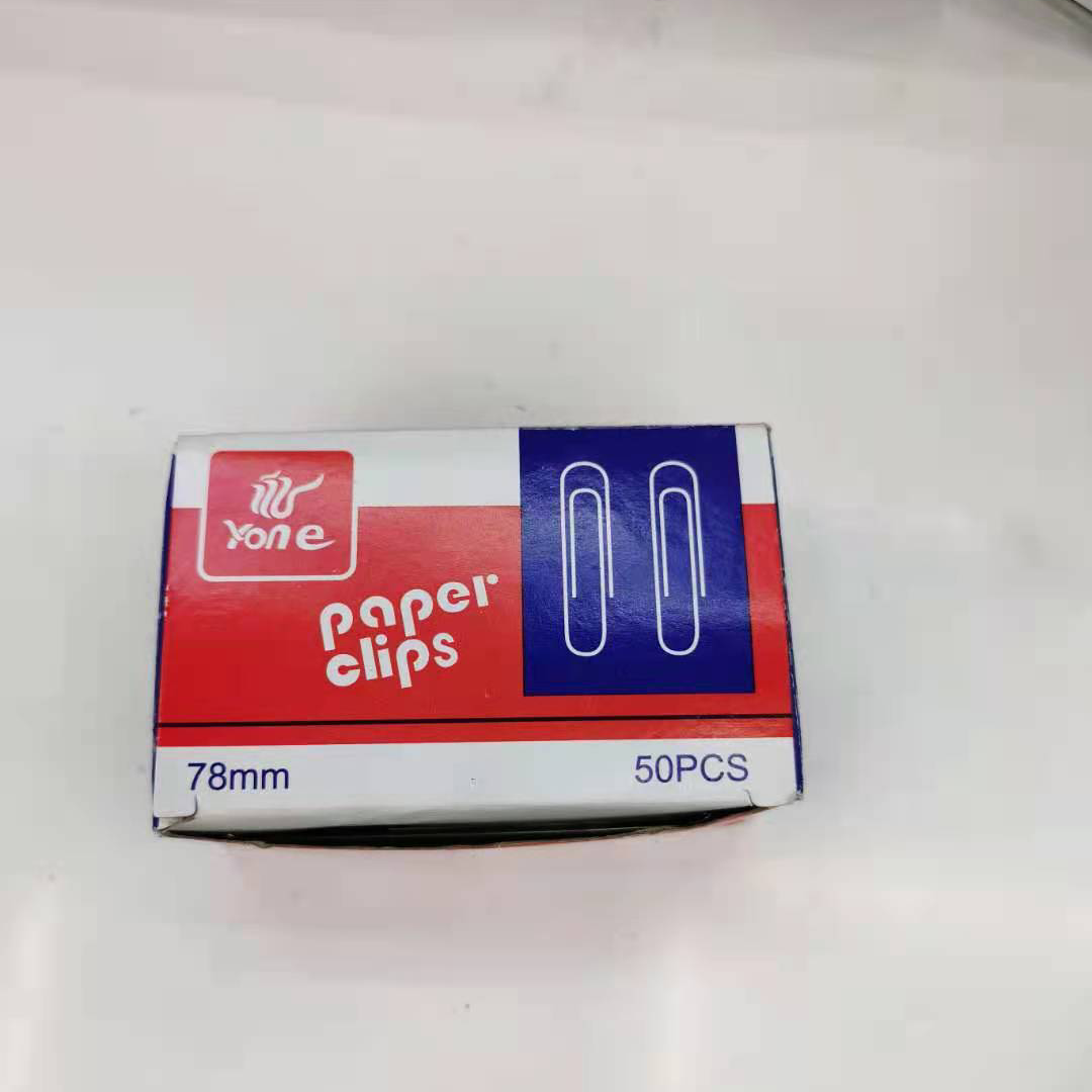 78mm paper clip, creative bookmark, paperclip, free shipping clip, electroplated watch, rust-resistant layer for students thumbnail