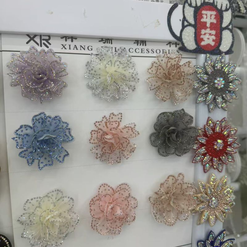 透明花朵鞋扣