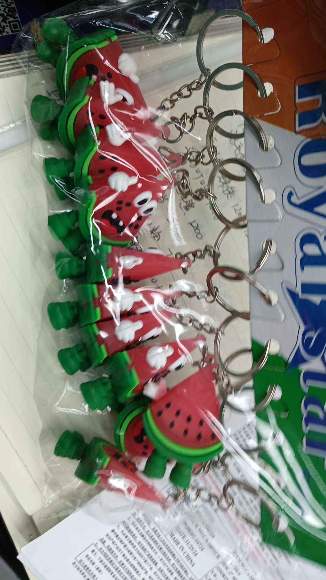 潮流软胶钥匙扣