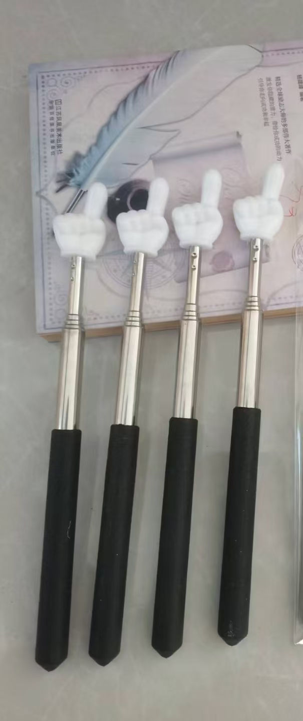 伸缩指读棒阅手指伸缩点读棒点读教具教鞭指挥棒教师用教学棒 产品图