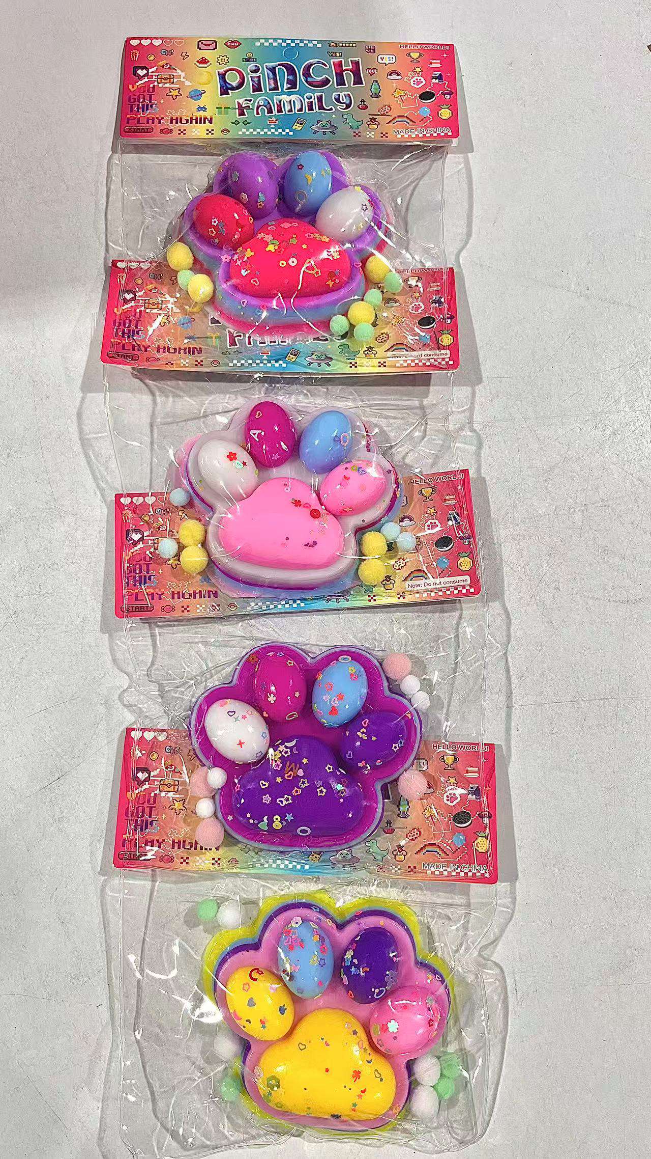 新奇特减压玩具捏捏乐猫爪儿童可爱解压球趣味软萌玩具详情图3