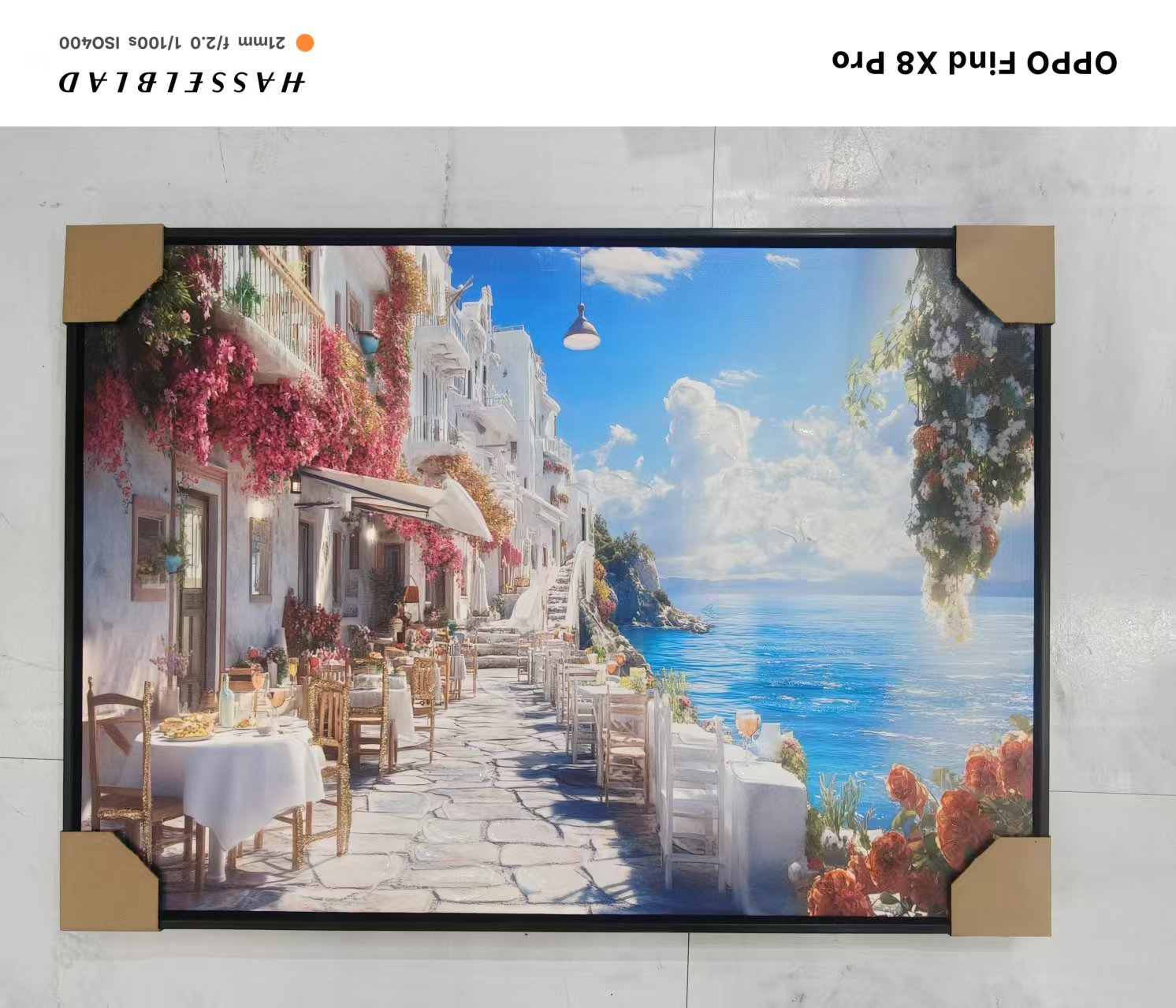 Seaside scenery, living room decorative paintings, oil canvas core wholesale, cross-border exclusive supply, oil canvas hanging paintings, entrance hall posters, consignment, wall decoration details Picture