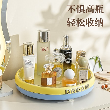 厂家直销MF645-5023收纳盒 饰品收纳盒 厨房用品收纳 化妆品收纳 收纳盘 旋转收纳盘详情3