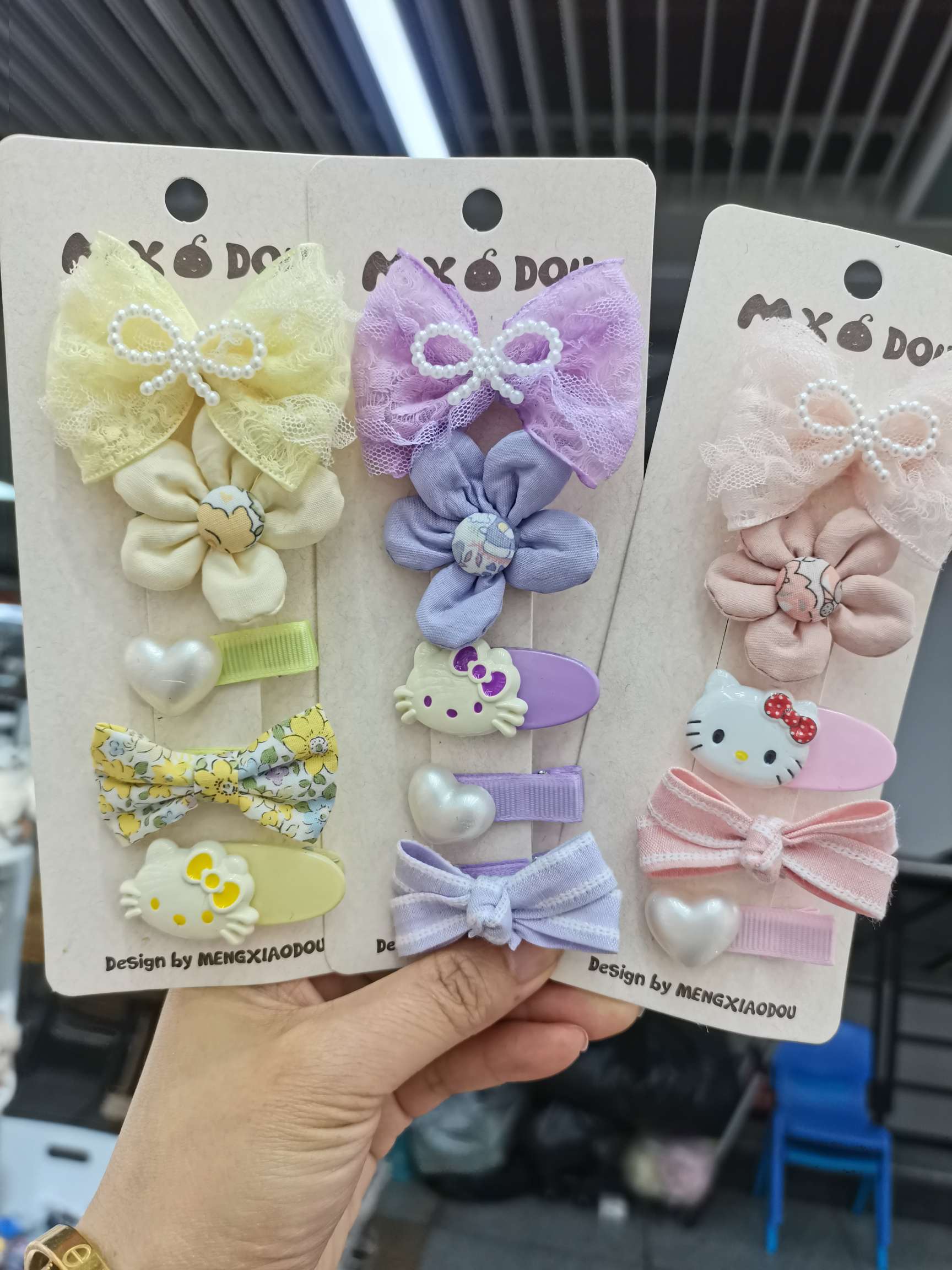 儿童发饰迷你碎发卡夏季可爱发夹儿童头饰假发饰品迷你碎发卡发夹儿童夏季可爱