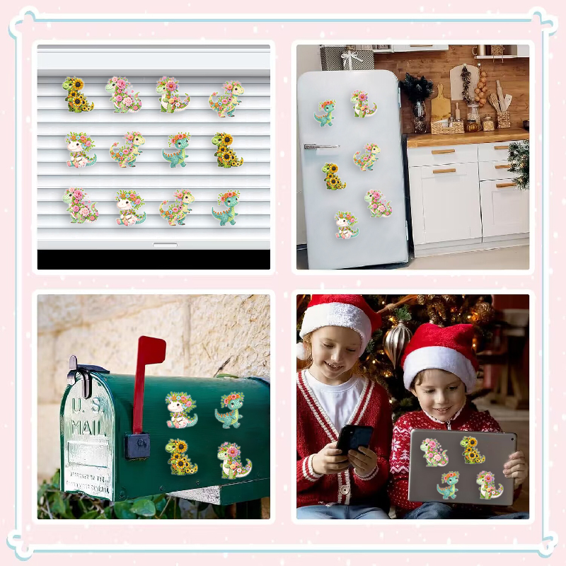 DIY handmade toy diamond fridge magnets pic 2