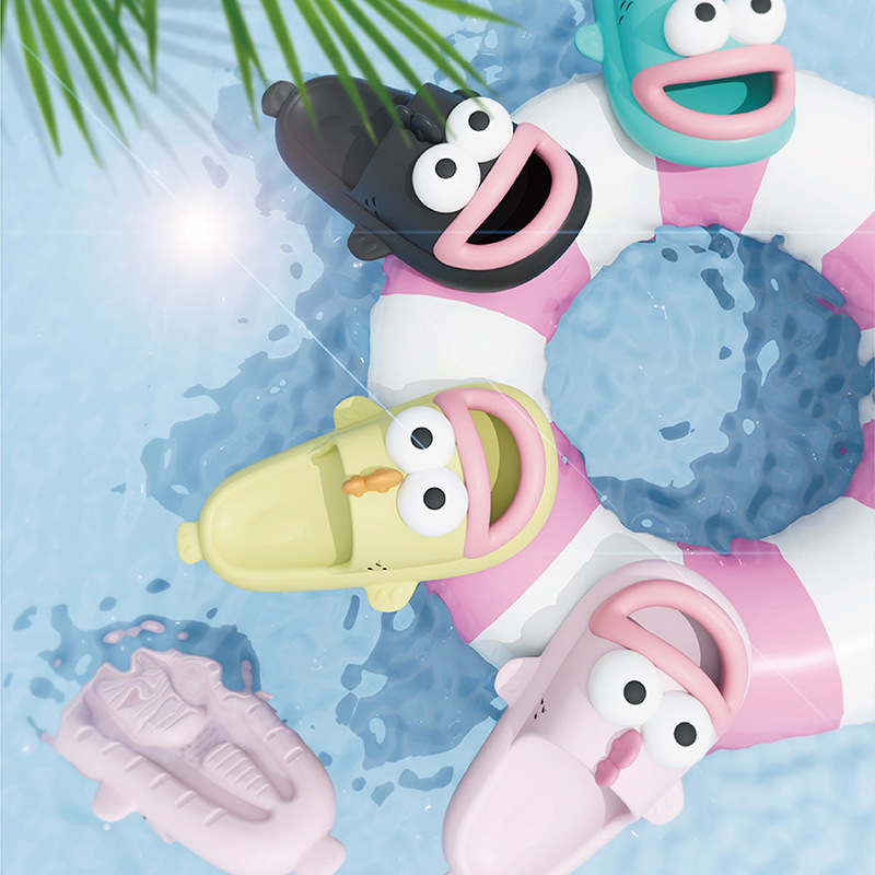 2025夏季儿童拖鞋外穿可爱小丑鱼造型男女童童款一字拖轻便透气详情1