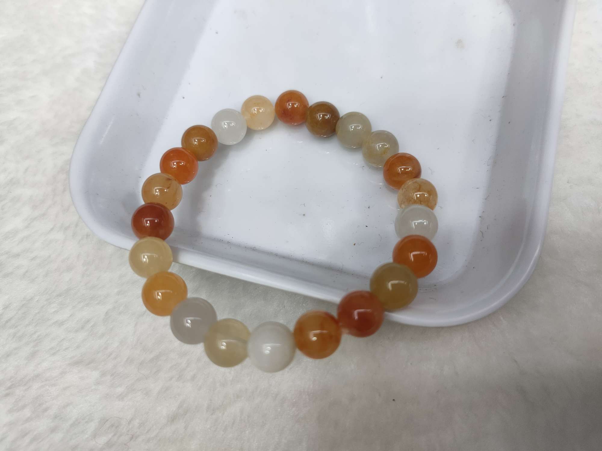 Crystal agate bracelet for women, single-ring, fashionable, fresh and simple. Crystal bracelet accessory, versatile as a gift details Picture