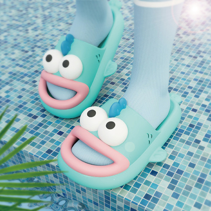 2025夏季儿童拖鞋外穿可爱小丑鱼造型男女童童款一字拖轻便透气产品图