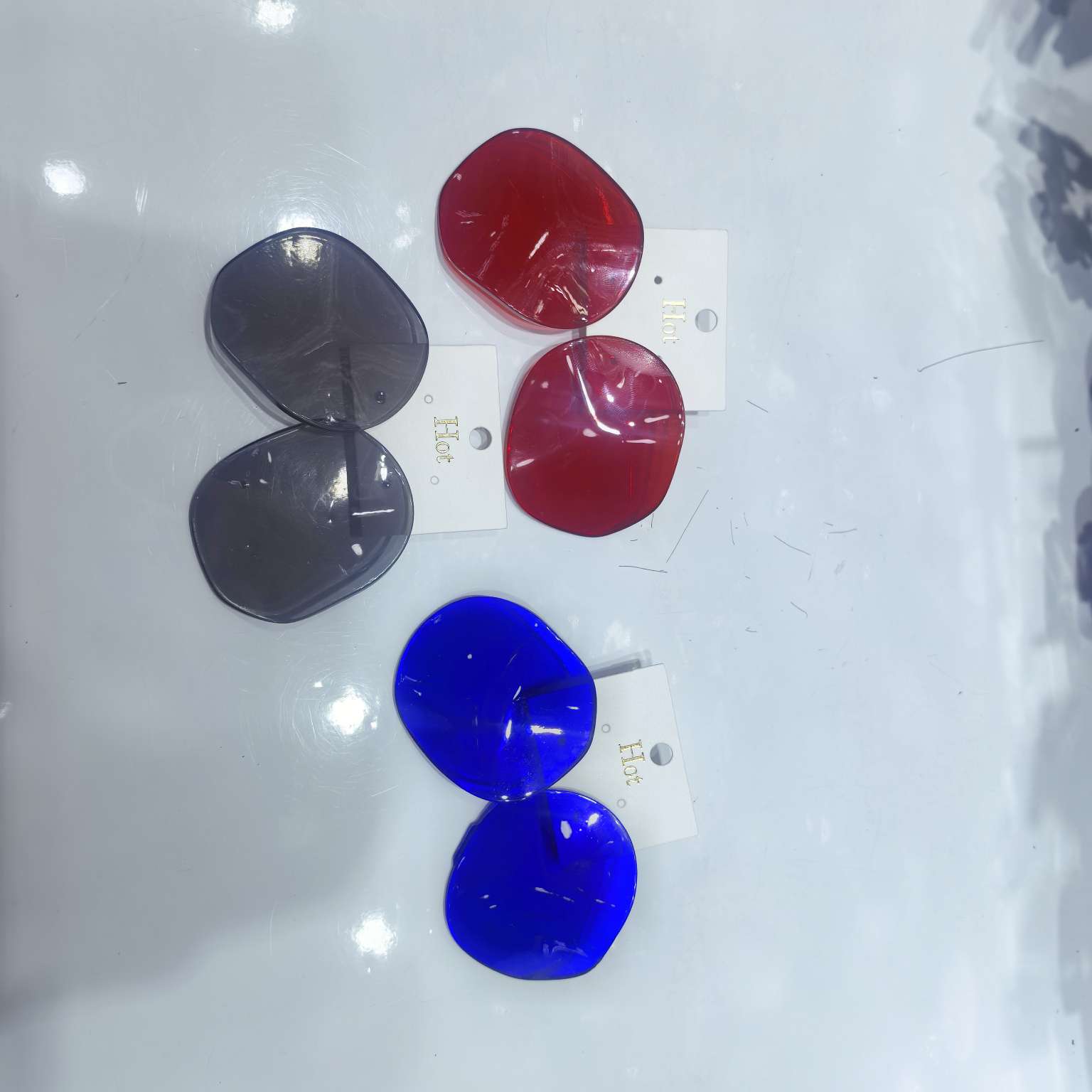 几何造型王菲同款耳钉亚克力饰品甜美耳饰简约设计百搭小巧精致耳饰耳钉亚克力饰品