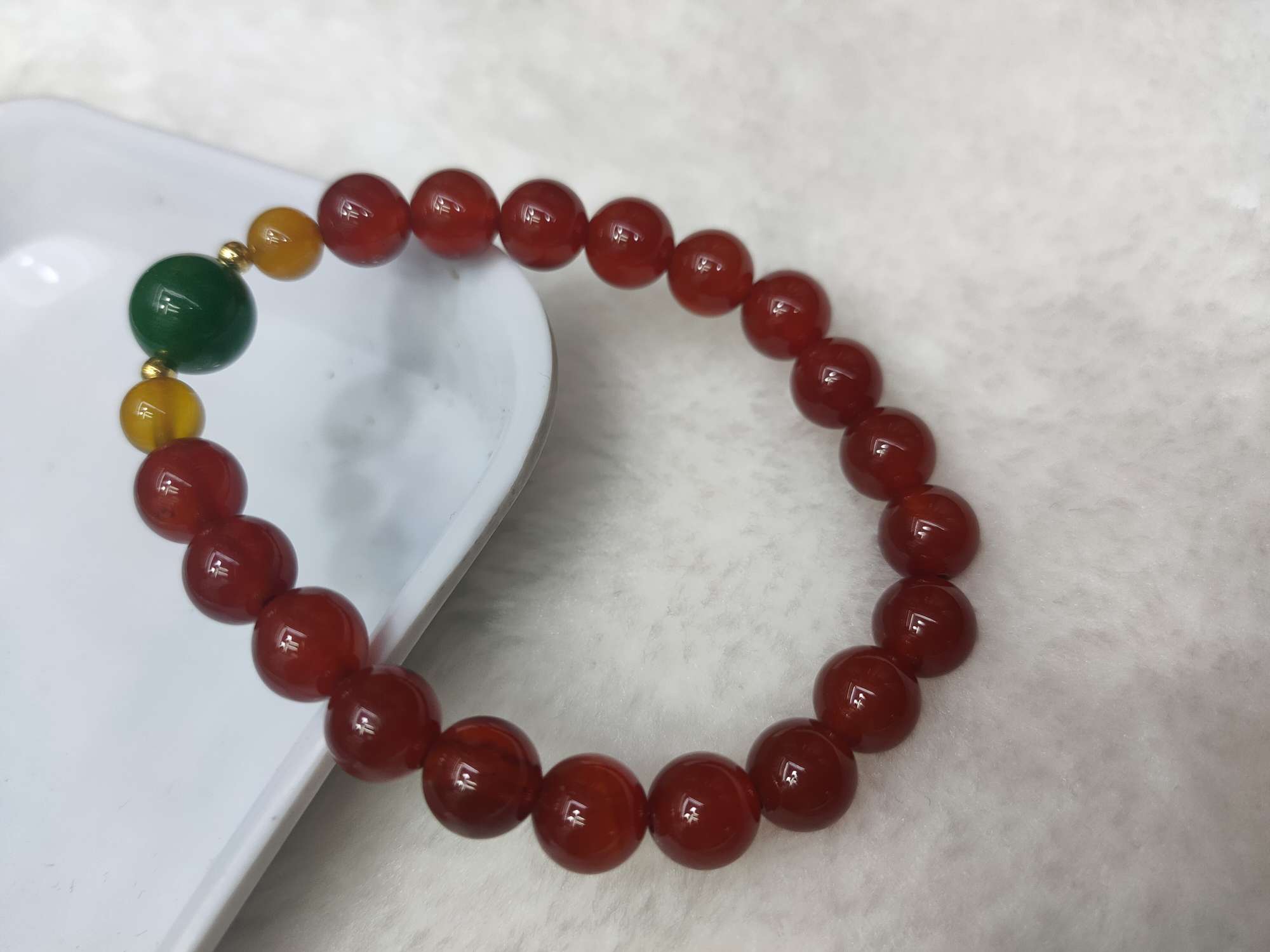 Auspicious jewelry bracelet 8m red agate, crystal bracelet accessories, etc