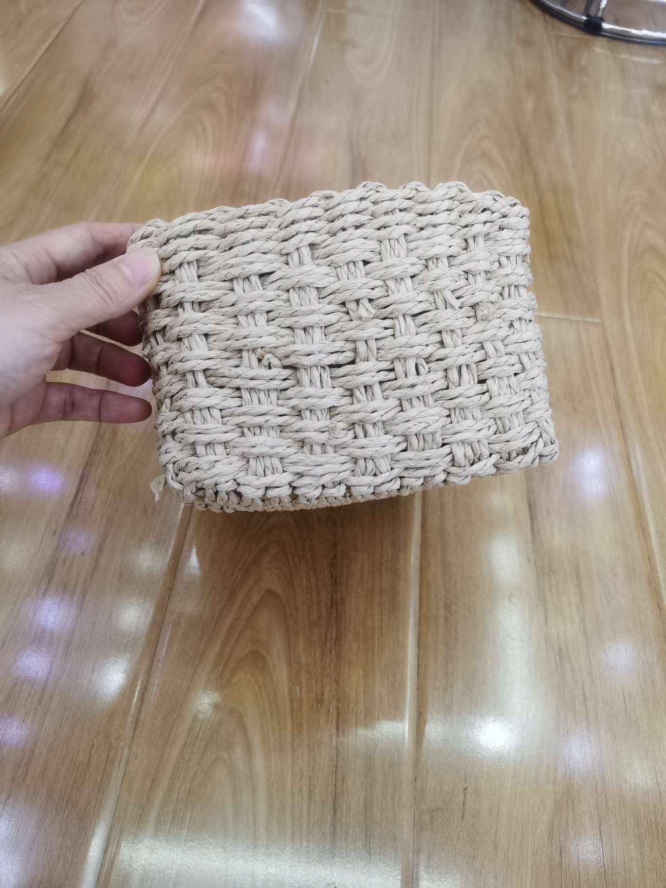 柳编仿真花工艺摆件装饰花桶藤编织礼品花篮仿藤编水果篮仿藤编织篮详情图5