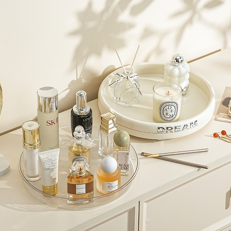 厂家直销MF645-5023收纳盒 饰品收纳盒 厨房用品收纳 化妆品收纳 收纳盘 旋转收纳盘详情图5