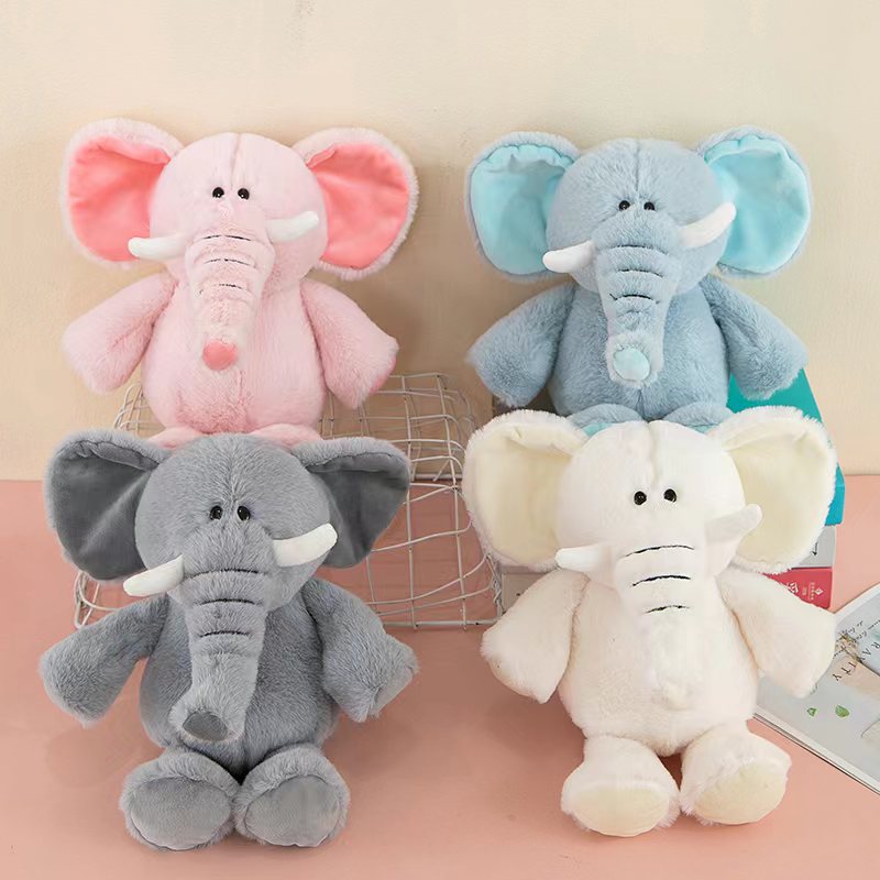 毛绒玩具大象儿童玩偶抱枕公仔外贸