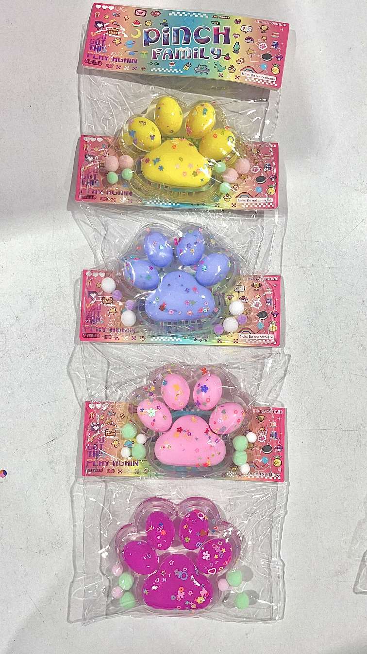 新奇特减压玩具捏捏乐猫爪儿童可爱解压球趣味软萌玩具详情图4