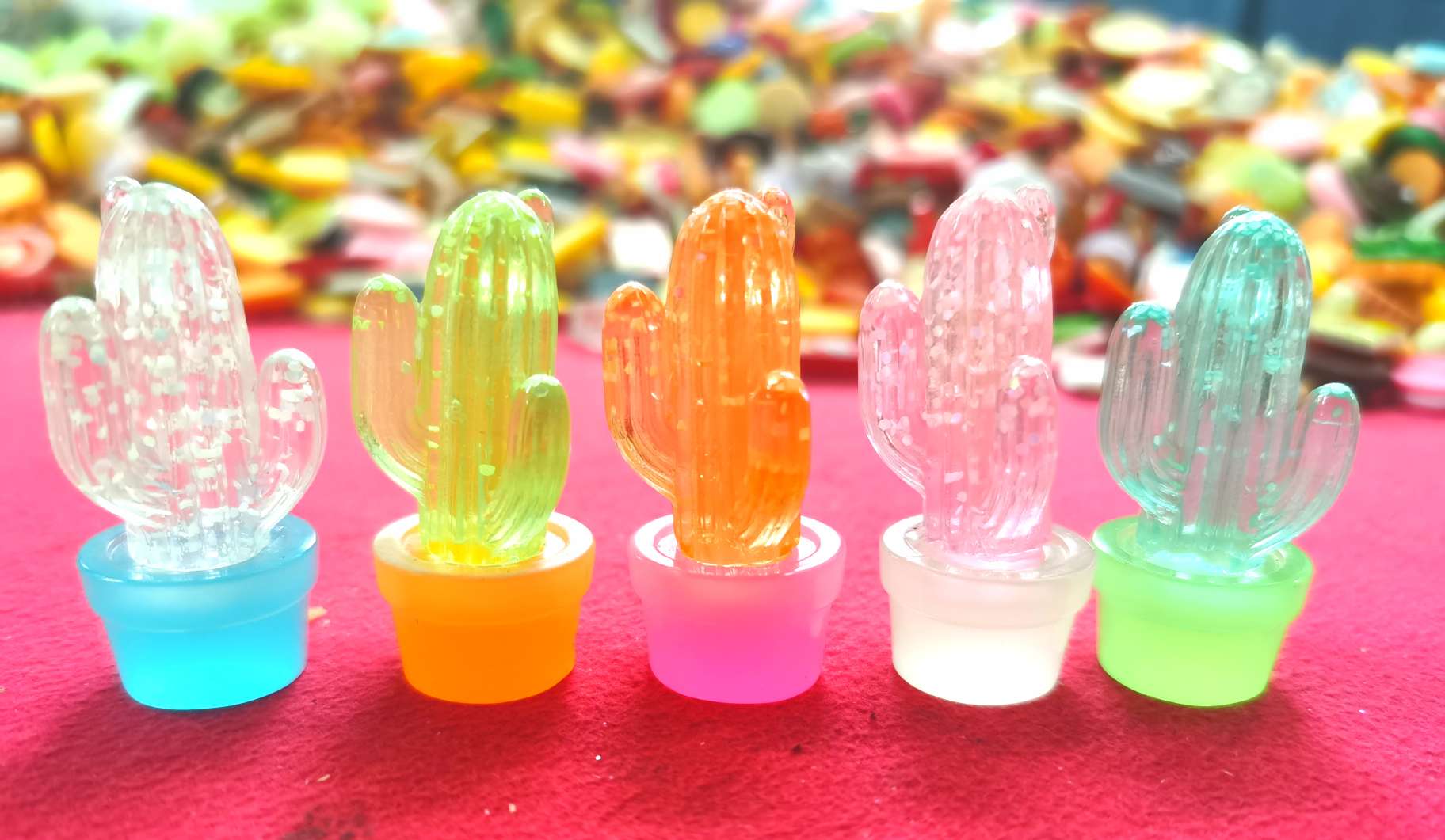 National Trend - Night-luminous Cactus ball new Creative Accessories, fashionable and versatile Other accessories, personalized and trendy decoration, matching ornaments, fridge magnets pic 2