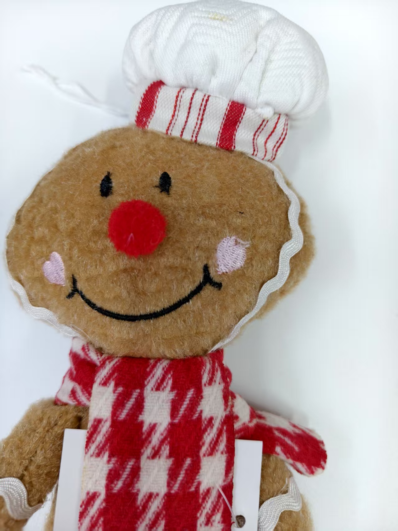 Small pendant, gingerbread man, bow, chef's hat, 17cm, Christmas decoration details Picture