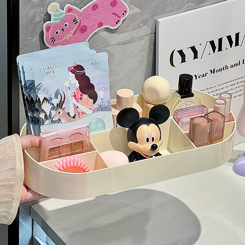 厂家直销MF645-5031收纳盒 收纳盒 饰品收纳盒 化妆品收纳盒 奶白色收纳盒详情4