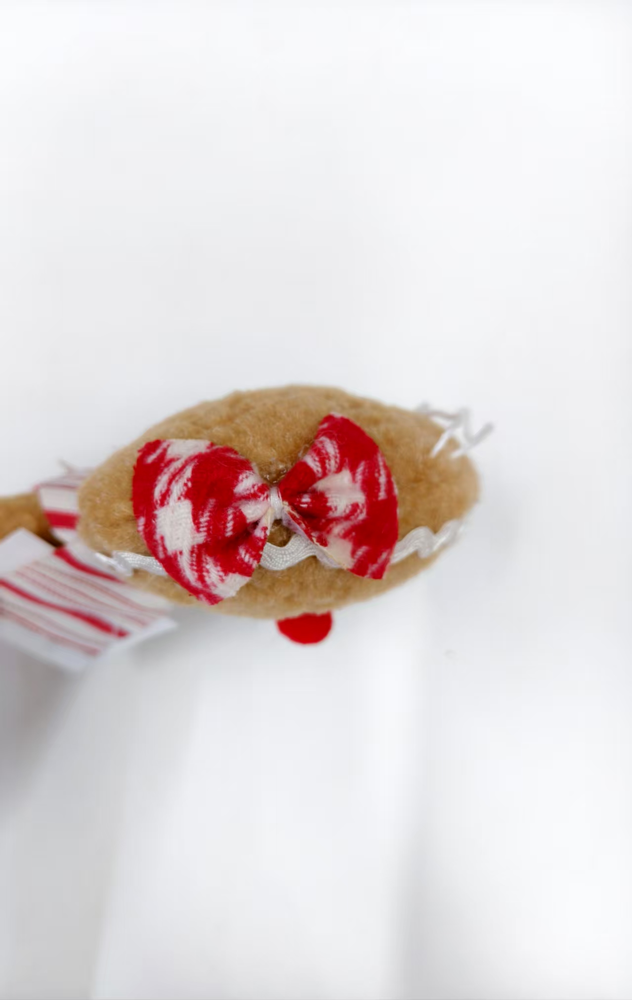 Small pendant, gingerbread man, bow, chef's hat, 17cm, Christmas decoration Application Scenario