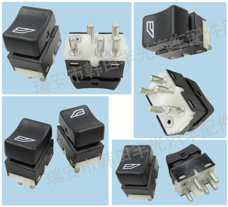 Factory direct sales, suitable for Volvo car window lift switch, rear seat glass door electric control button, 5 pins 3944085 pic 5