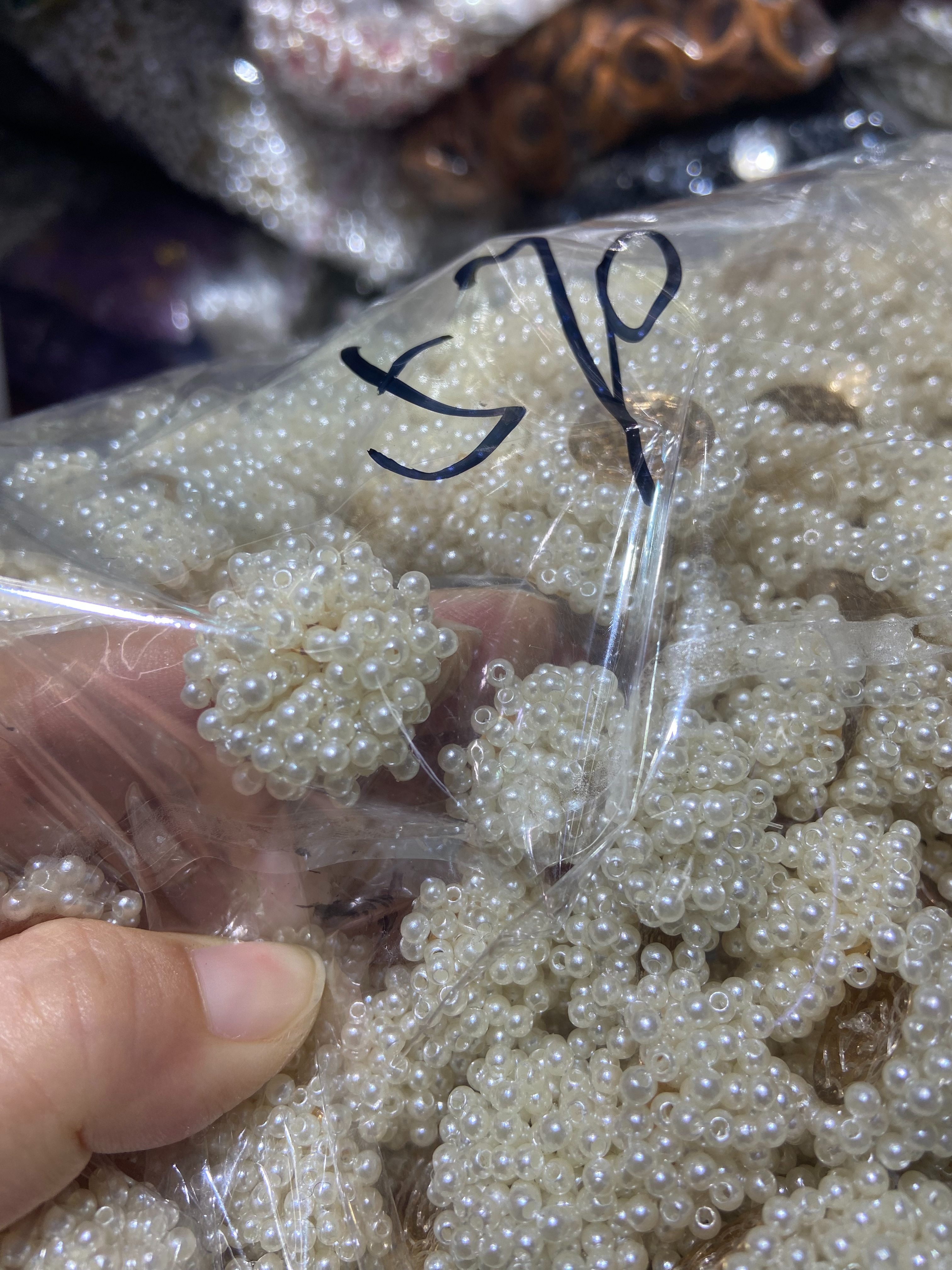 珍珠编织配件耳环配饰鞋服配件手工DIY饰品配饰