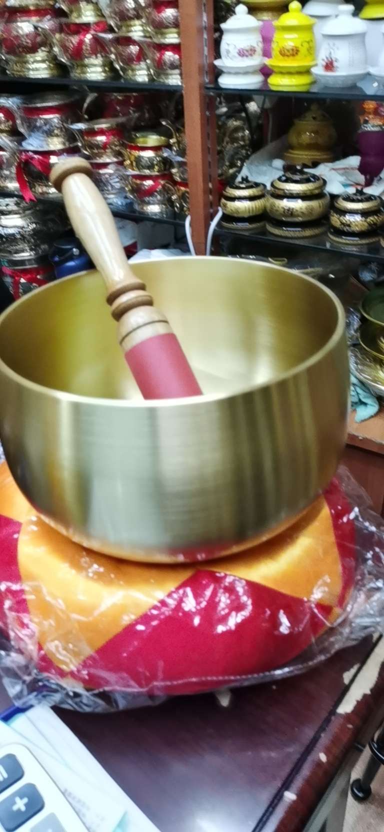 日式铜庆，工艺品，4寸