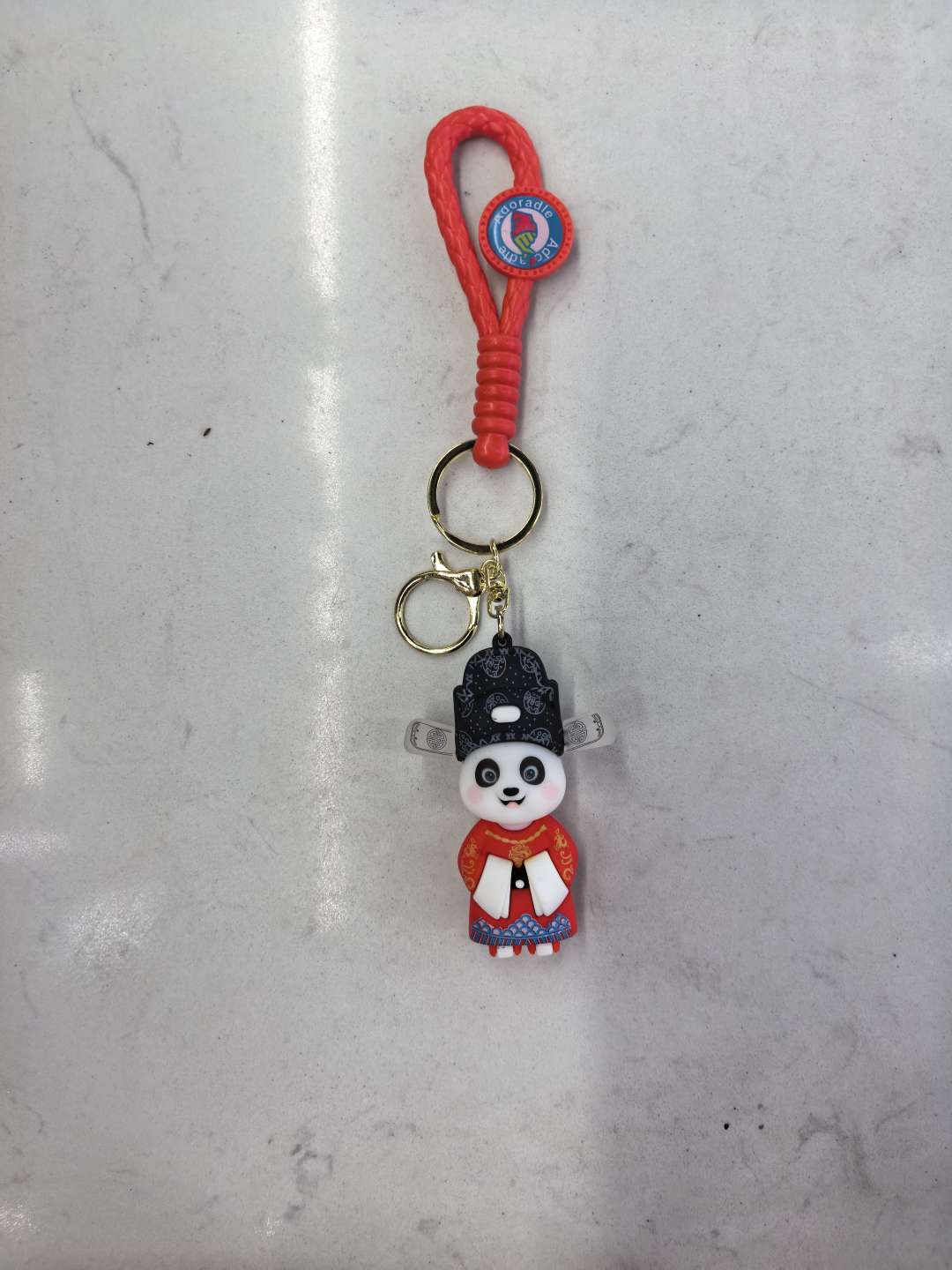 招财熊猫钥匙扣益智玩具钥匙扣钥匙扣配件