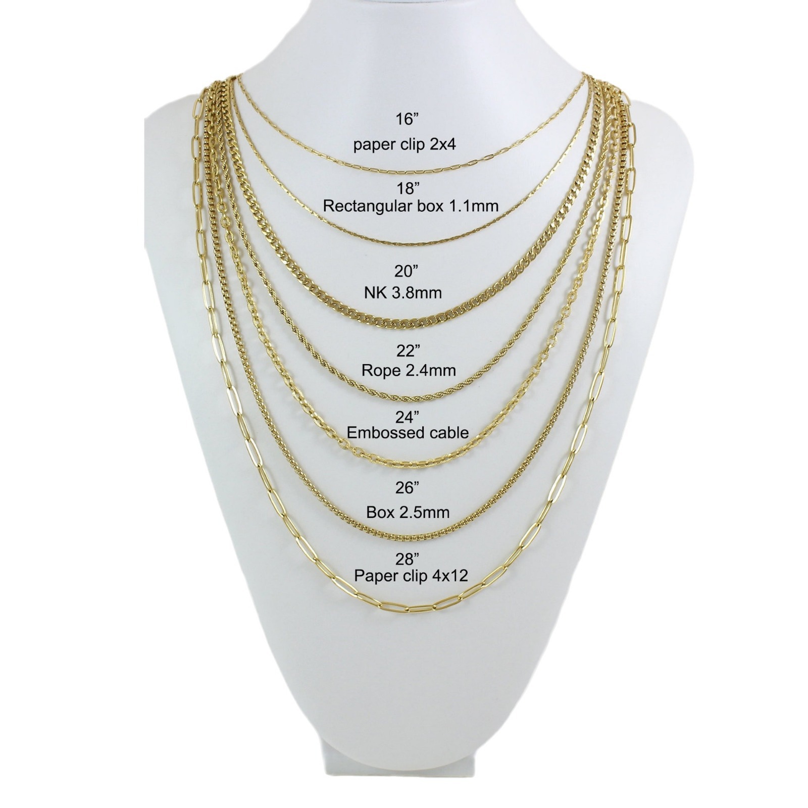 项链/珍珠/珍珠项链/淡水珍珠/钛金项链白底实物图