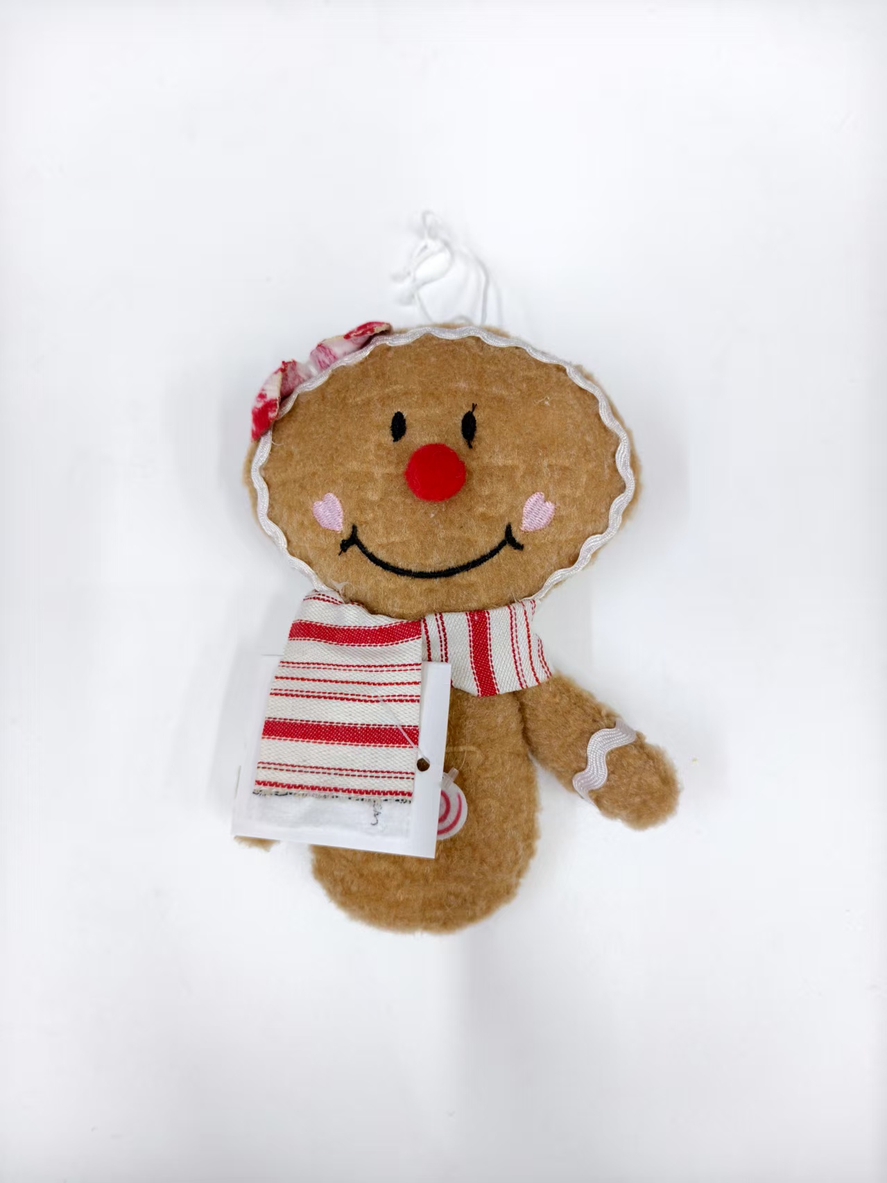 Small pendant, gingerbread man, bow, chef's hat, 17cm, Christmas decoration Specification drawing