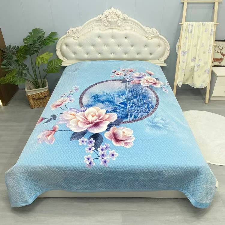 加厚保暖绒毯 家纺毛毯 柔软舒适床上用品 四季适用详情8