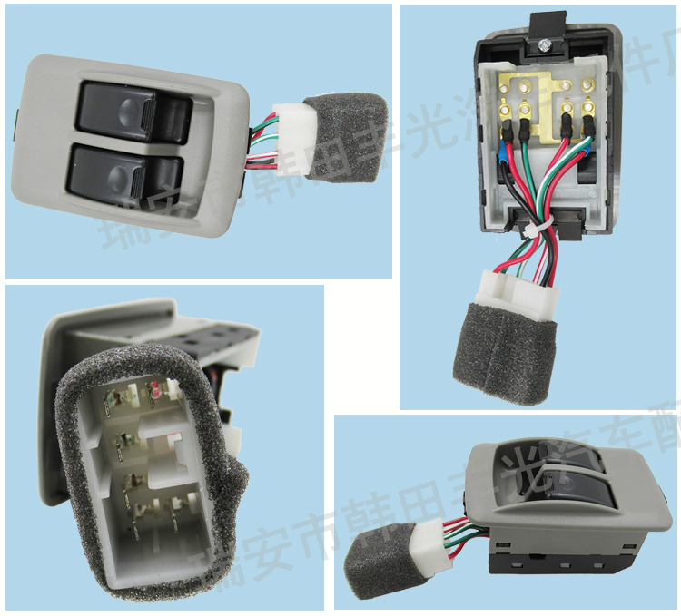 Factory direct sales, suitable for Kia Prontier window lifter switch, Bongo Kasdon car button OK75-66-350 pic 6