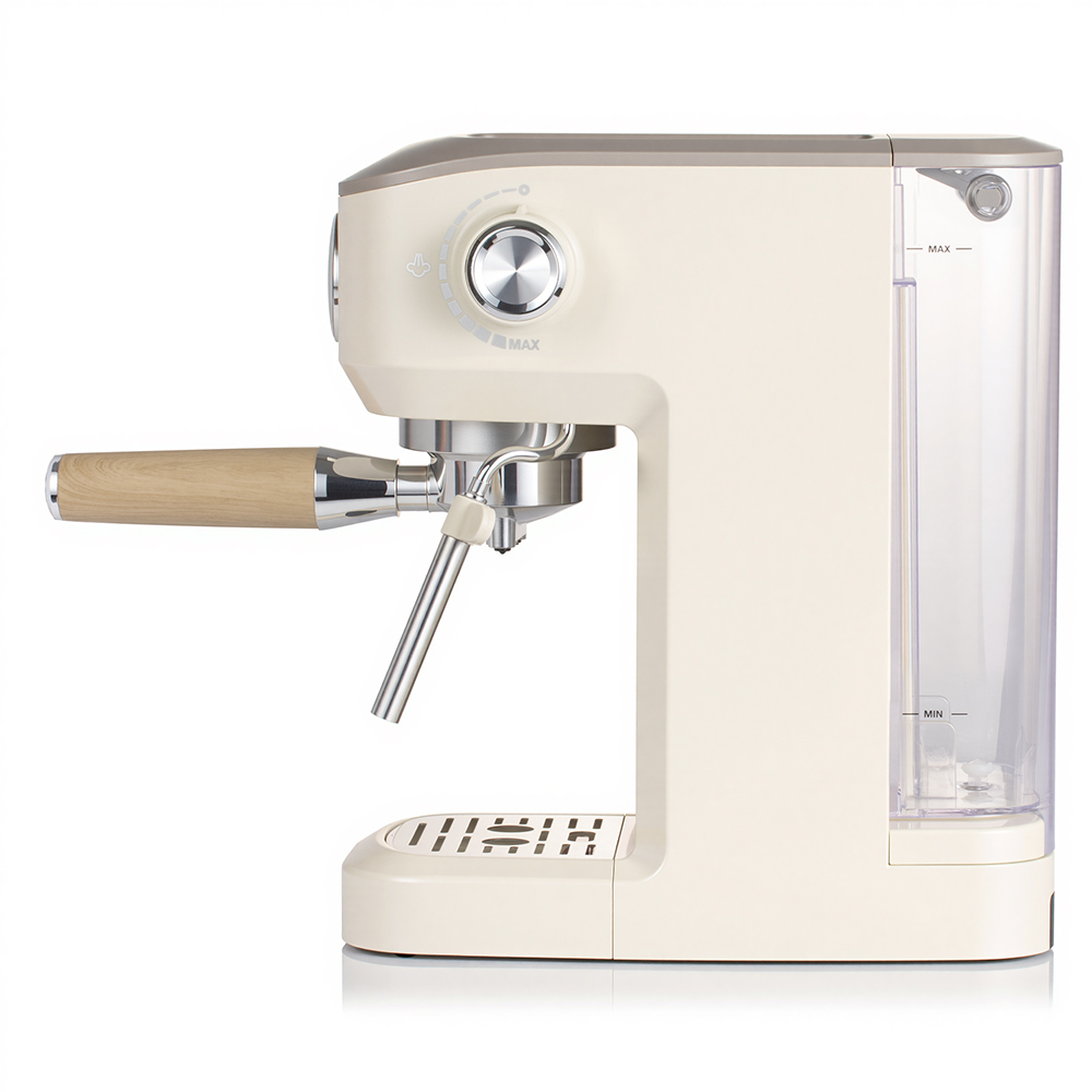 RAF European semi-automatic coffee machine, double pressure gauge for espresso, cold and hot extraction, milk foam and steam integrated coffee machine pic 5
