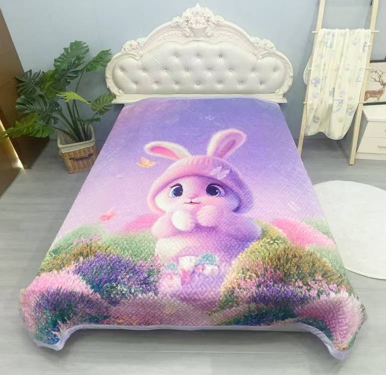 加厚保暖绒毯 家纺毛毯 柔软舒适床上用品 四季适用产品图