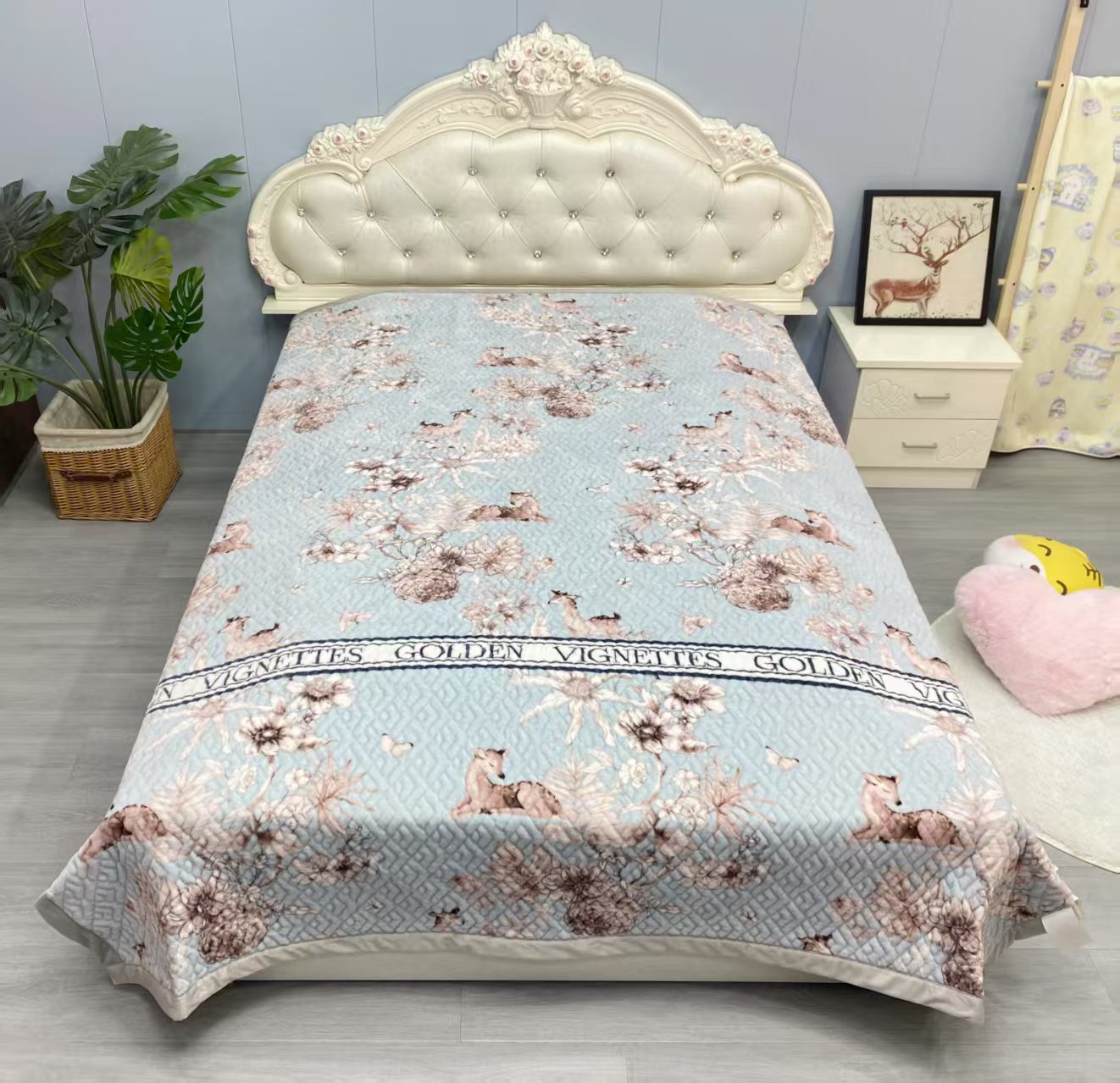 加厚保暖绒毯 家纺毛毯 柔软舒适床上用品 四季适用详情7