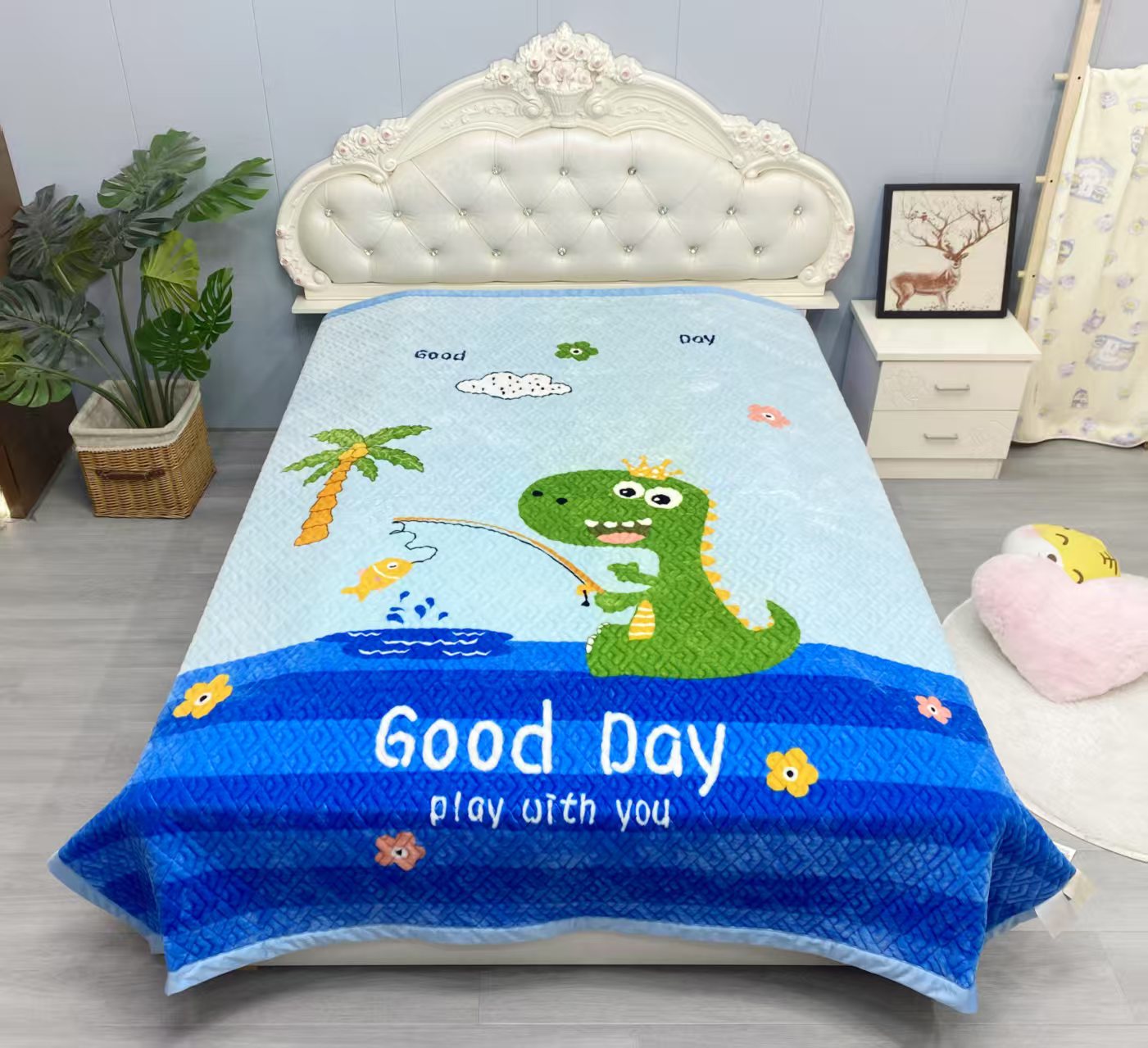 加厚保暖绒毯 家纺毛毯 柔软舒适床上用品 四季适用详情18