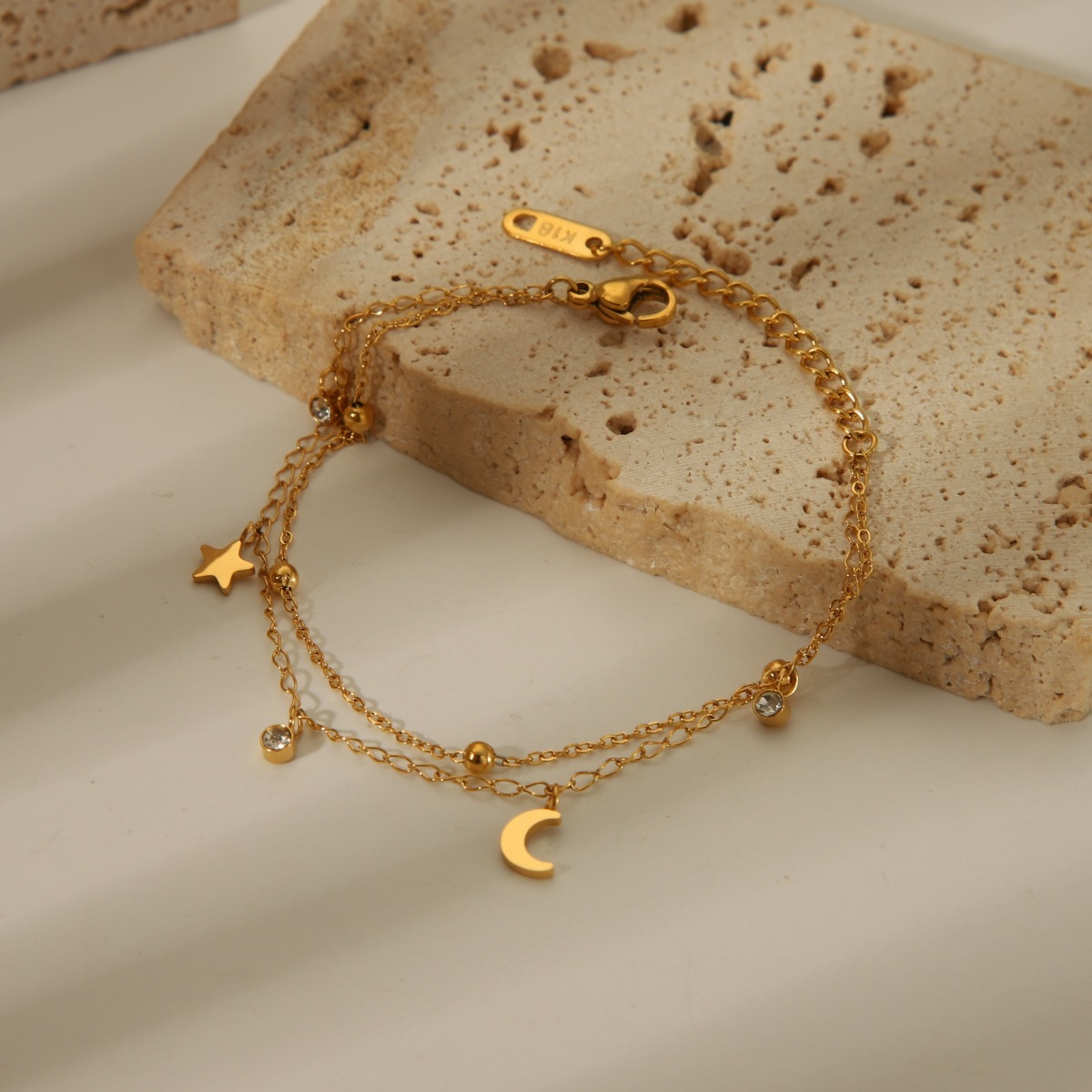 钛钢菩提天珠吊坠饰品 美式服装风项饰 玉碎珠子设计潮流挂件钛钢  梦菲妮钛钢饰品