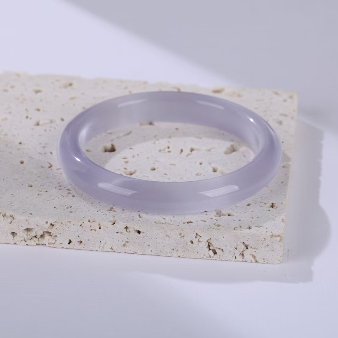 9mm猫眼石手镯透明高级感香芋色香槟粉色金店旅游景点手饰品批发 详情图2