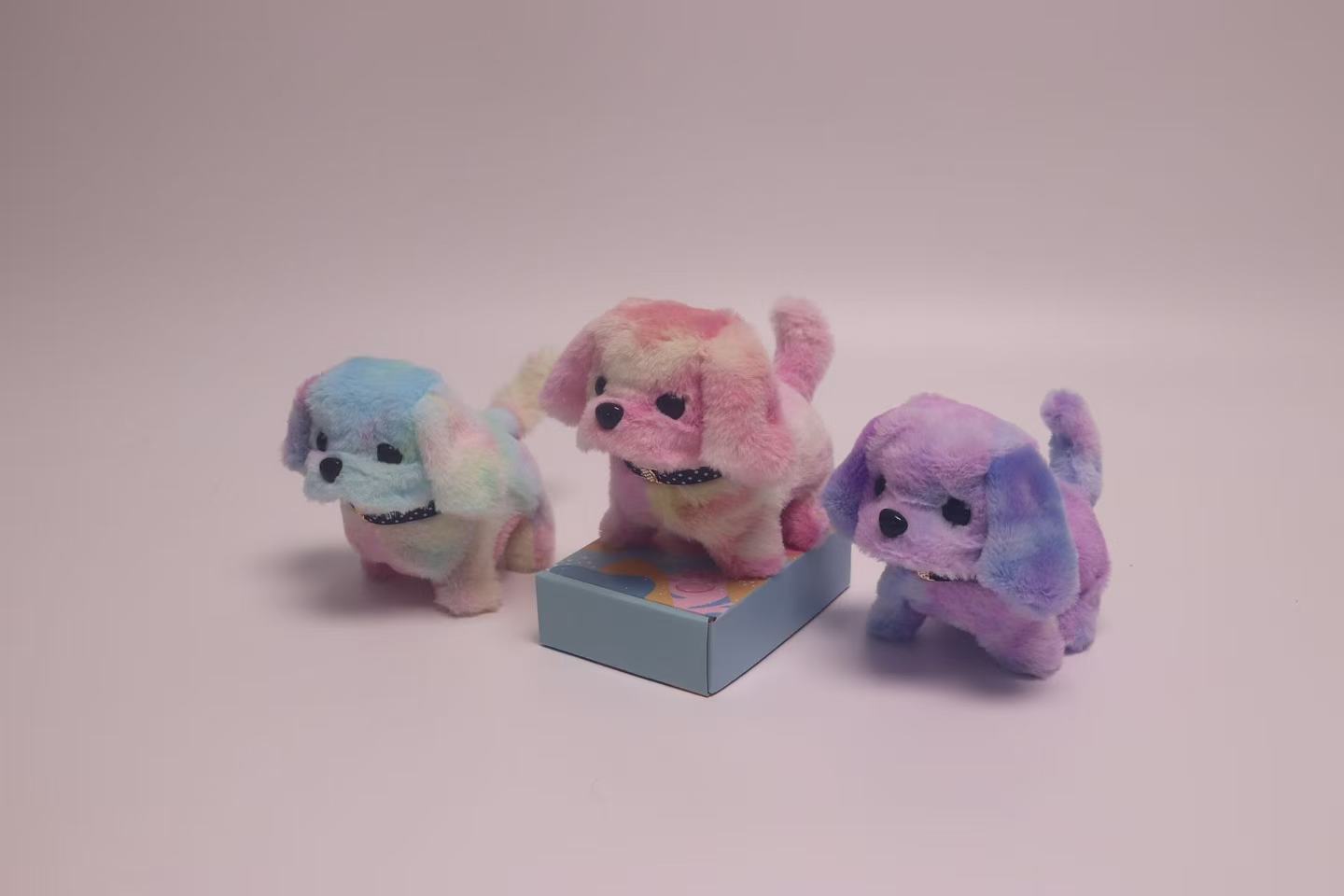 七彩电动小狗毛绒玩具电动狗走路电动玩具电动小狗玩具