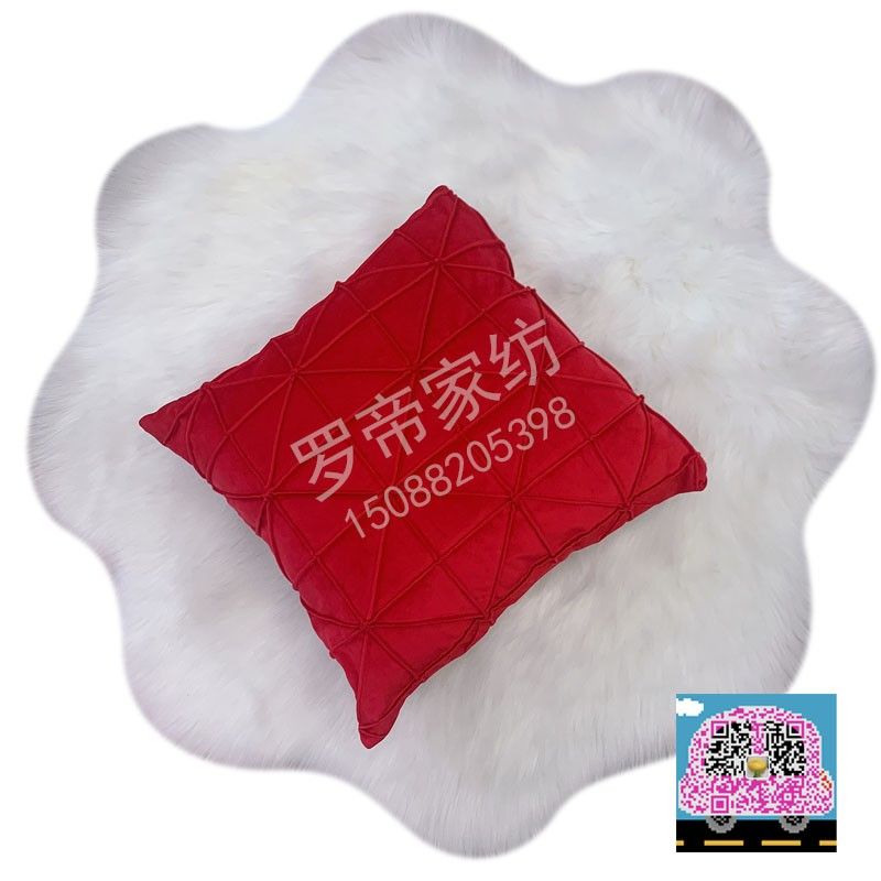 抱枕套家居抱枕简约现代纯色抱枕靠垫抱枕套 厂家批发定制图片仅供参考