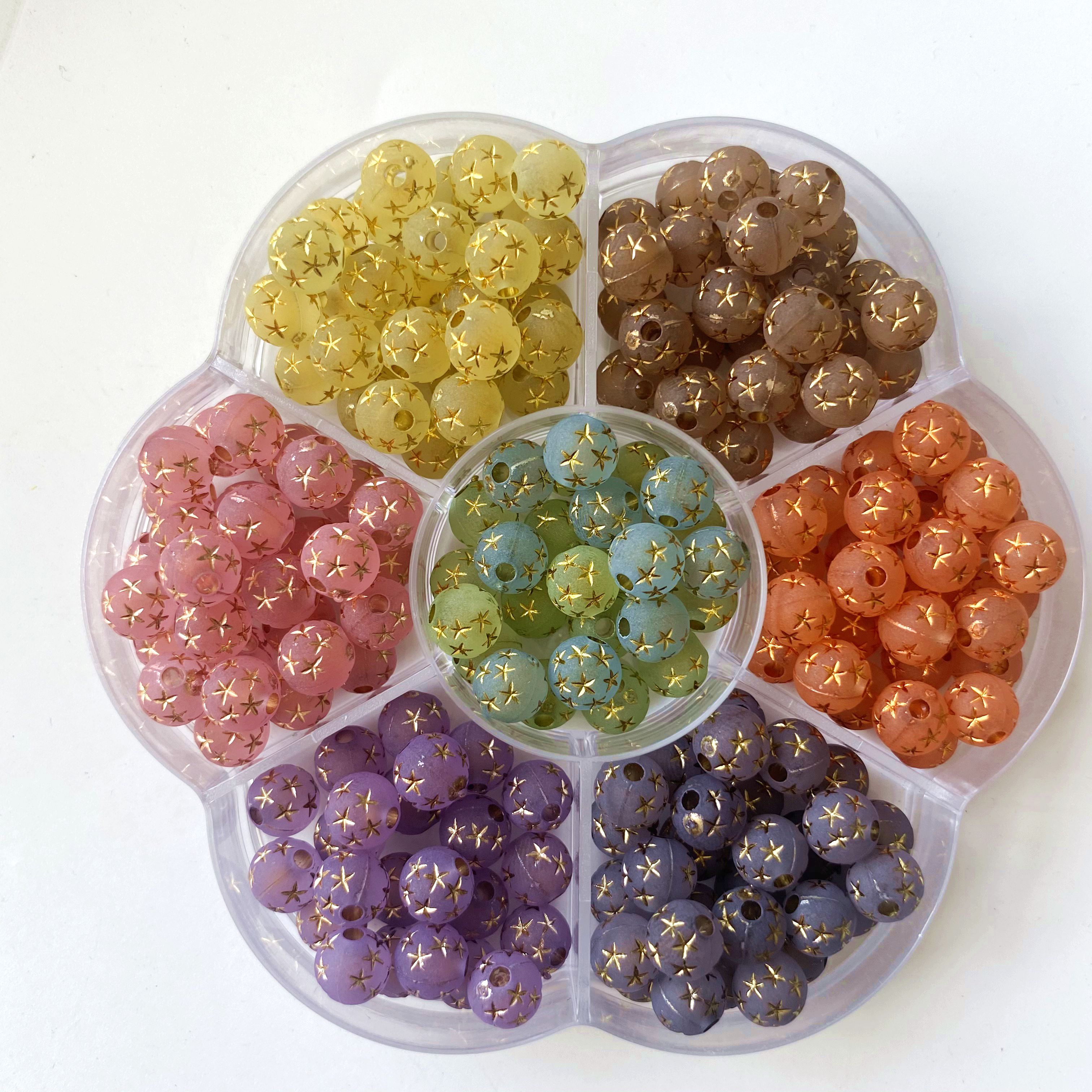 Yak Frosted Star Beads diy/ Bracelet Pendant, Keychain, Mobile phone pendant. Raw materials for making jewelry accessories Specification image