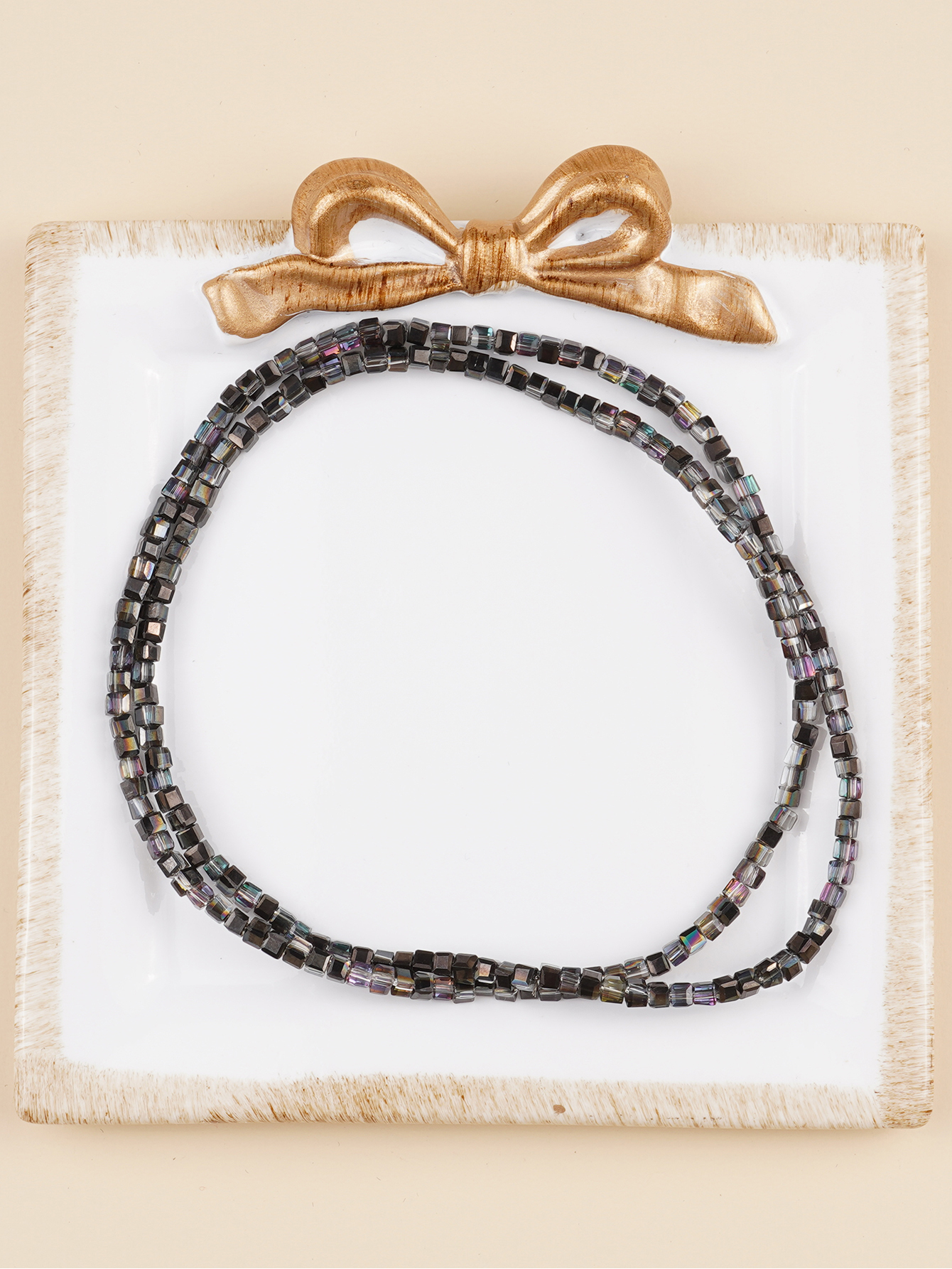 怡玮水晶 国产水晶 玻璃珠 2mm方体-2