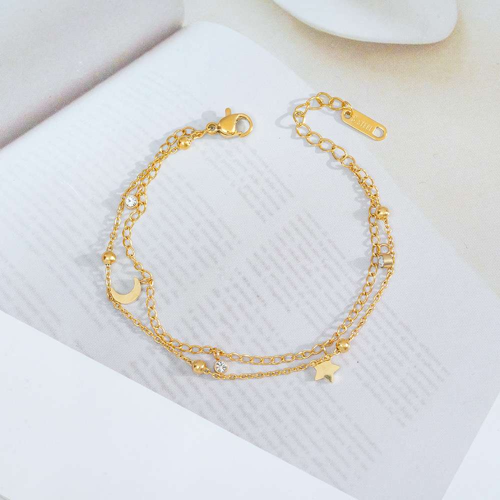 Titanium steel Bodhi sky bead pendant jewelry, American clothing style necklace, jade broken bead design, trendy pendant, titanium steel Dream Fini titanium steel jewelry Application Scenario