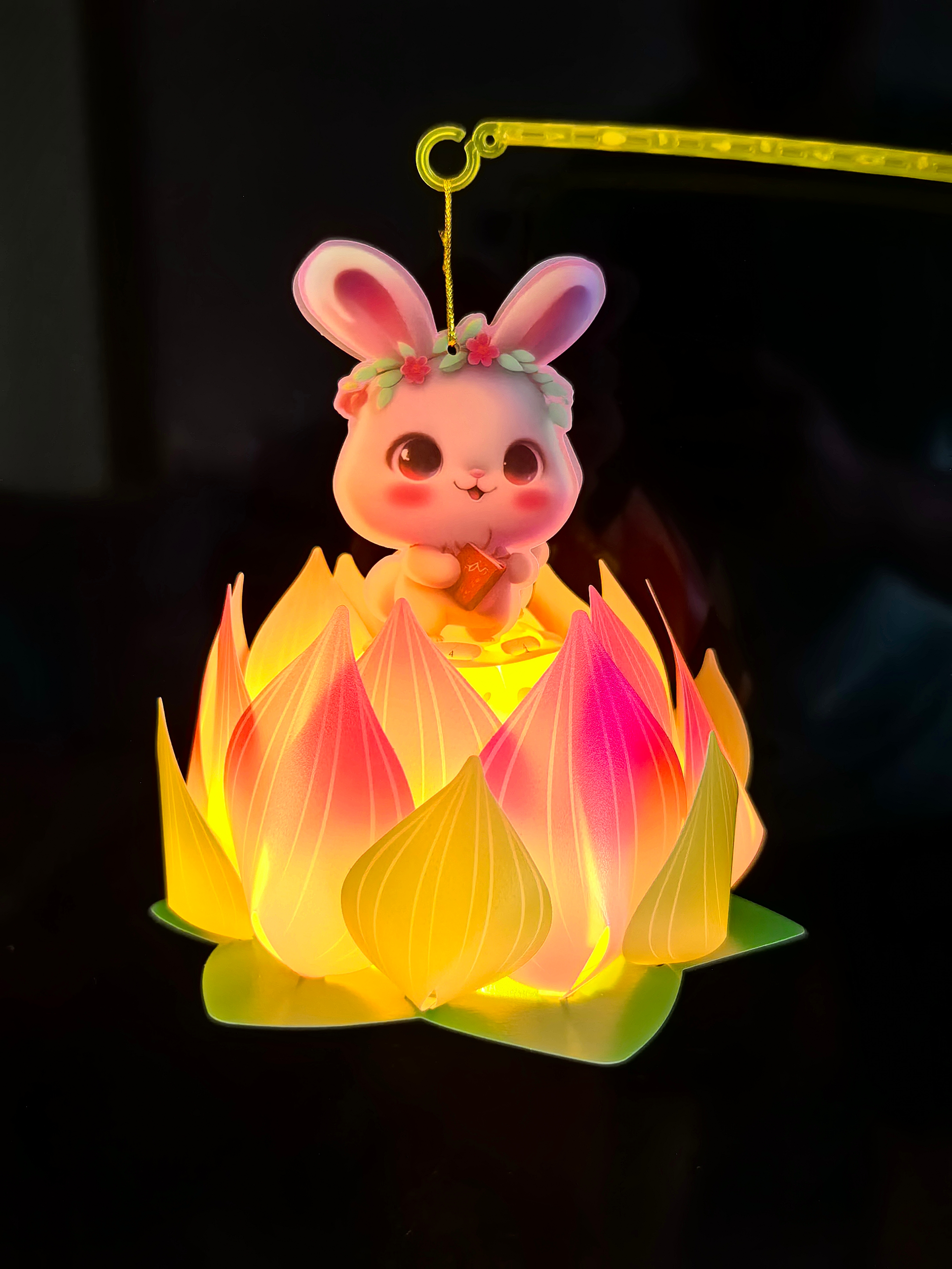 金翅膀玩具儿童手工课花灯蝴蝶独角兽猴子花灯产品图