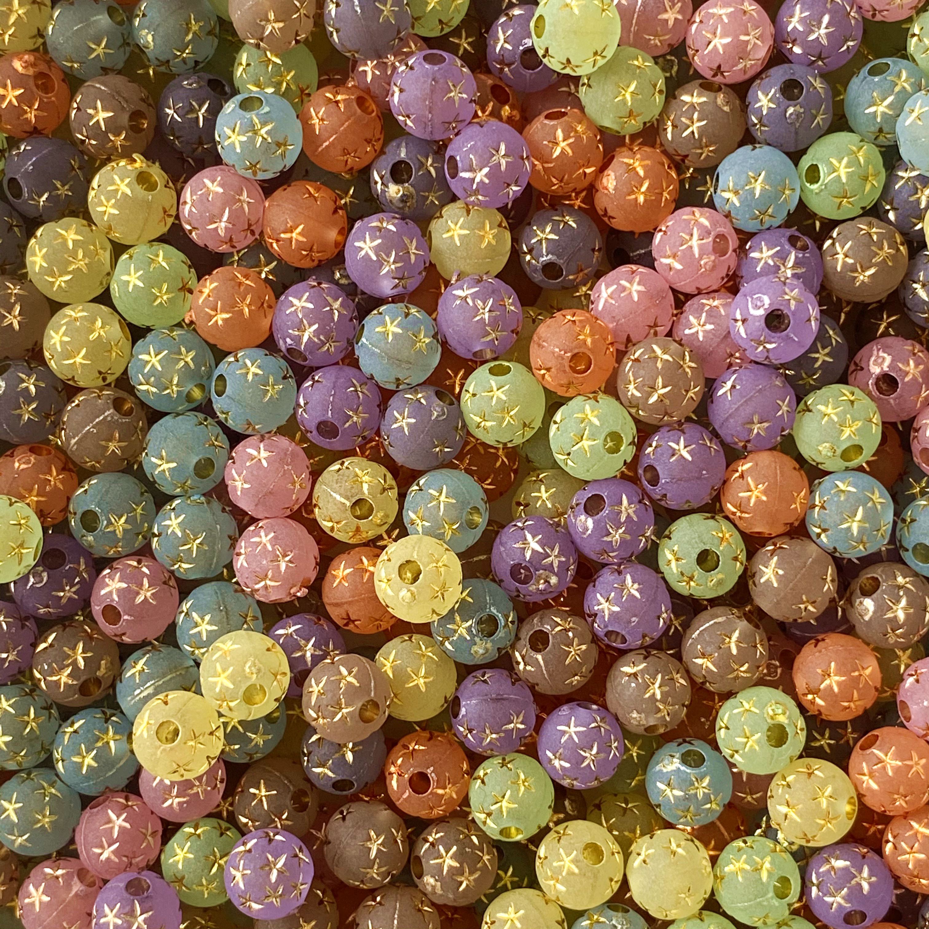 Yak Frosted Star Beads diy/ Bracelet Pendant, Keychain, Mobile phone pendant. Raw materials for making jewelry accessories details Picture